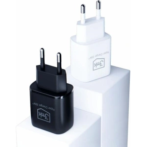 Hurtownia GSM - Nabíječka do sítě 3MK Hyper Charger USB-A, USB-C 20W PD QC černá/black - 3MK5810 - {ean13} - Hurt