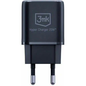 Hurtownia GSM - Nabíječka do sítě 3MK Hyper Charger USB-A, USB-C 20W PD QC černá/black - 3MK5810 - {ean13} - Hurt