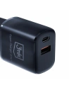 Hurtownia GSM - Ładowarka sieciowa 3MK Hyper Charger USB-A, USB-C 20W PD QC czarna/black - 3MK5810 - {ean13} - Hurt
