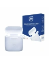 Etui 3MK Silicon Case Apple AirPods 2 + karabińczyk białe/white