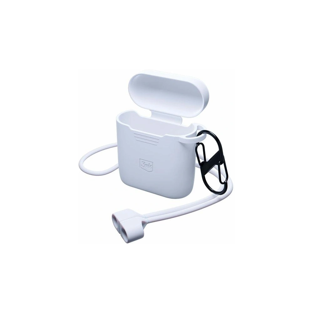 Hurtownia GSM - Etui 3MK Silicon Case Apple AirPods 2 + carabinier alb/white - 3MK5811 - {ean13} - Hurt