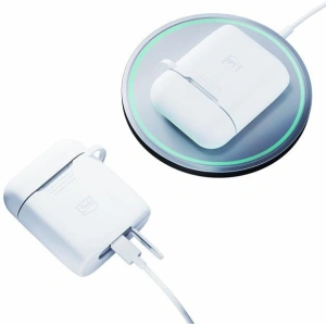 Hurtownia GSM - Etui 3MK silikonový kryt Apple AirPods 2 + karabina bílá/white - 3MK5811 - {ean13} - Hurt