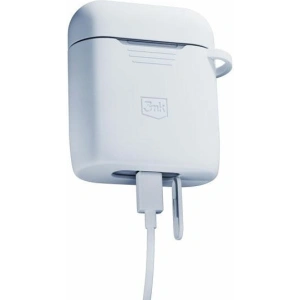 Hurtownia GSM - Etui 3MK silikonový kryt Apple AirPods 2 + karabina bílá/white - 3MK5811 - {ean13} - Hurt