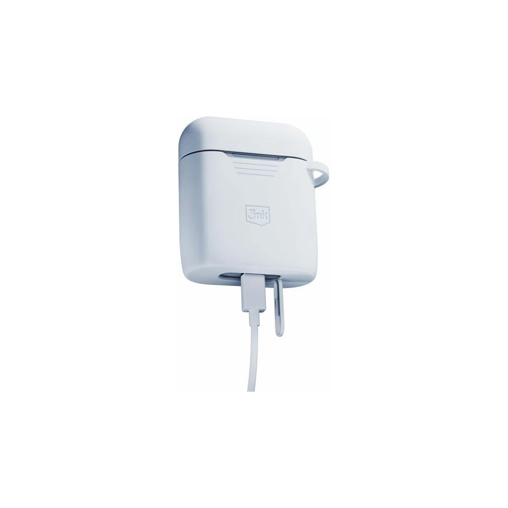 Hurtownia GSM - Etui 3MK Silicon Case Apple AirPods 2 + carabinier alb/white - 3MK5811 - {ean13} - Hurt