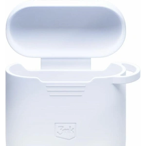 Hurtownia GSM - Etui 3MK silikonový kryt Apple AirPods 2 + karabina bílá/white - 3MK5811 - {ean13} - Hurt