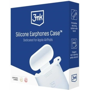 Hurtownia GSM - Etui 3MK silikonový kryt Apple AirPods 2 + karabina bílá/white - 3MK5811 - {ean13} - Hurt