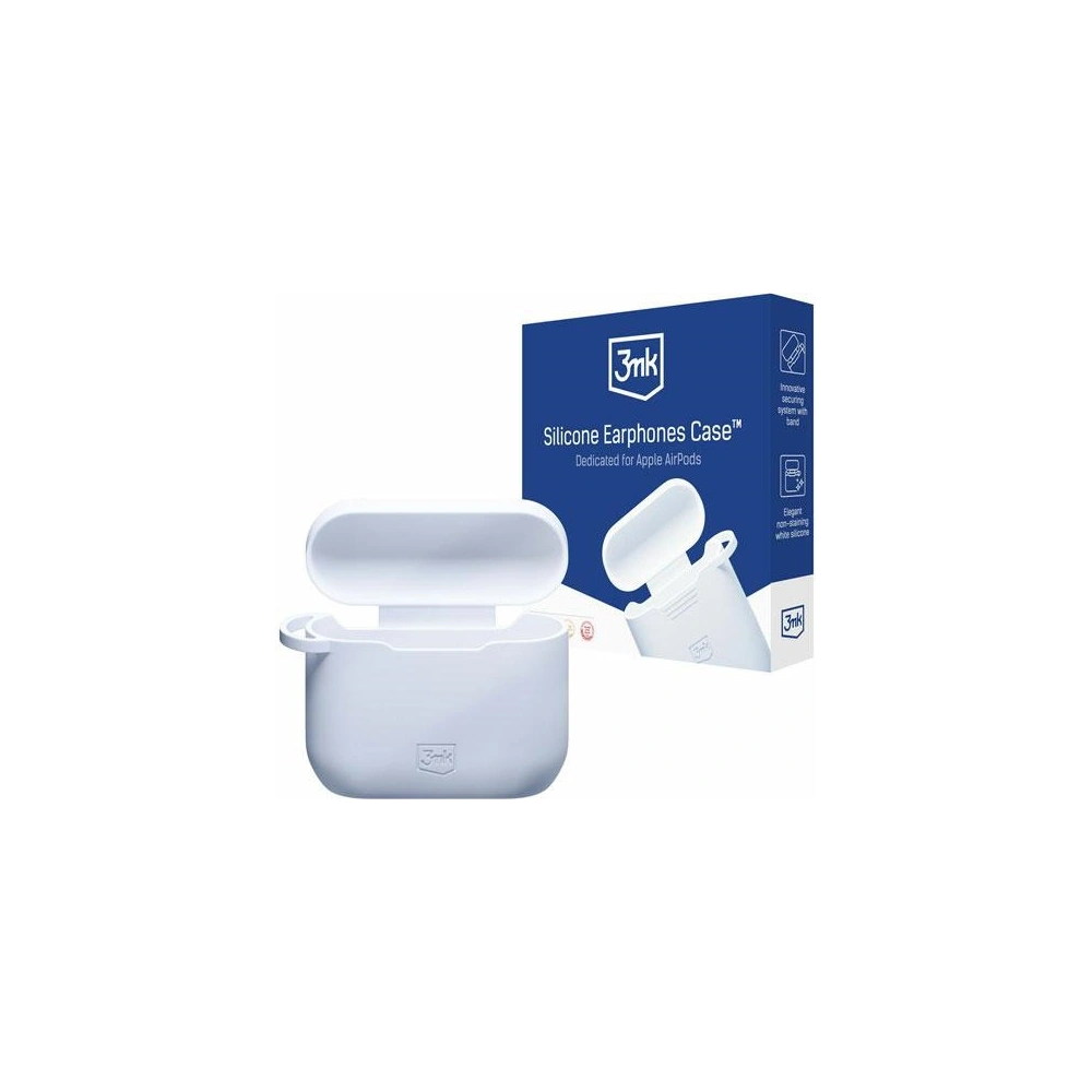 Hurtownia GSM - Etui 3MK Silicon Case Apple AirPods 3 + fehér karabińczyk/white - 3MK5812 - {ean13} - Hurt