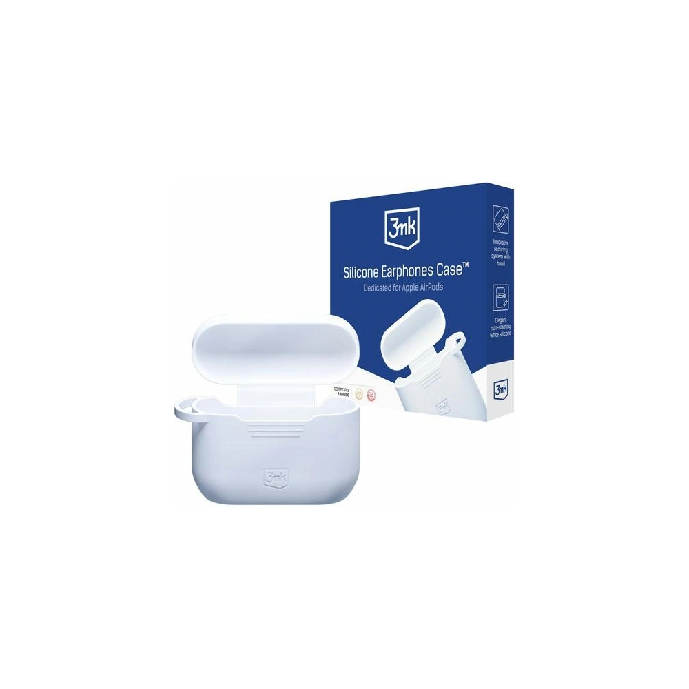 Hurtownia GSM - Etui 3MK Silicon Case Apple AirPods Pro + karabina bílá/white - 3MK5813 - {ean13} - Hurt