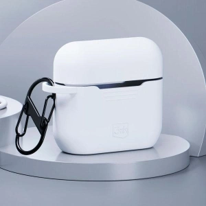 Hurtownia GSM - Etui 3MK Silicon Case Apple AirPods Pro + karabina bílá/white - 3MK5813 - {ean13} - Hurt