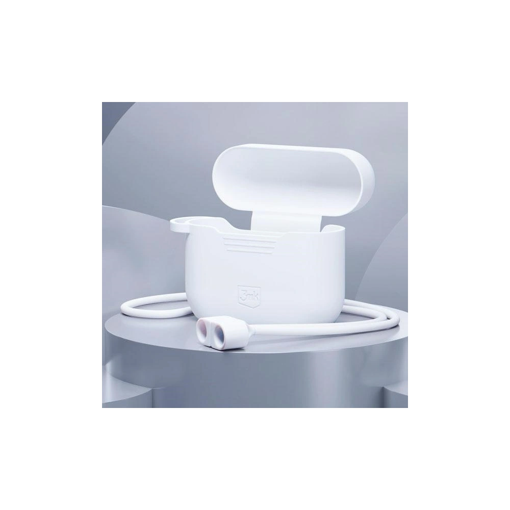 Hurtownia GSM - Etui 3MK Silicon Case Apple AirPods Pro + karabina bílá/white - 3MK5813 - {ean13} - Hurt