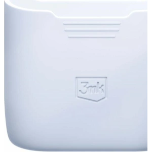 Etui 3MK Silicon Case Apple AirPods Pro + karabińczyk białe/white