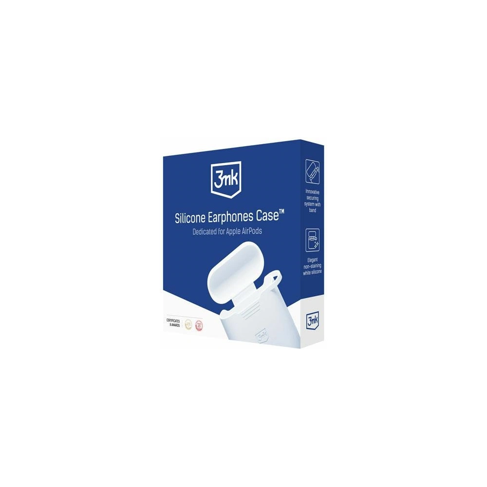 Hurtownia GSM - Case 3MK Silikonhülle Apple AirPods Pro + Karabiner weiß/white - 3MK5813 - {ean13} - Hurt