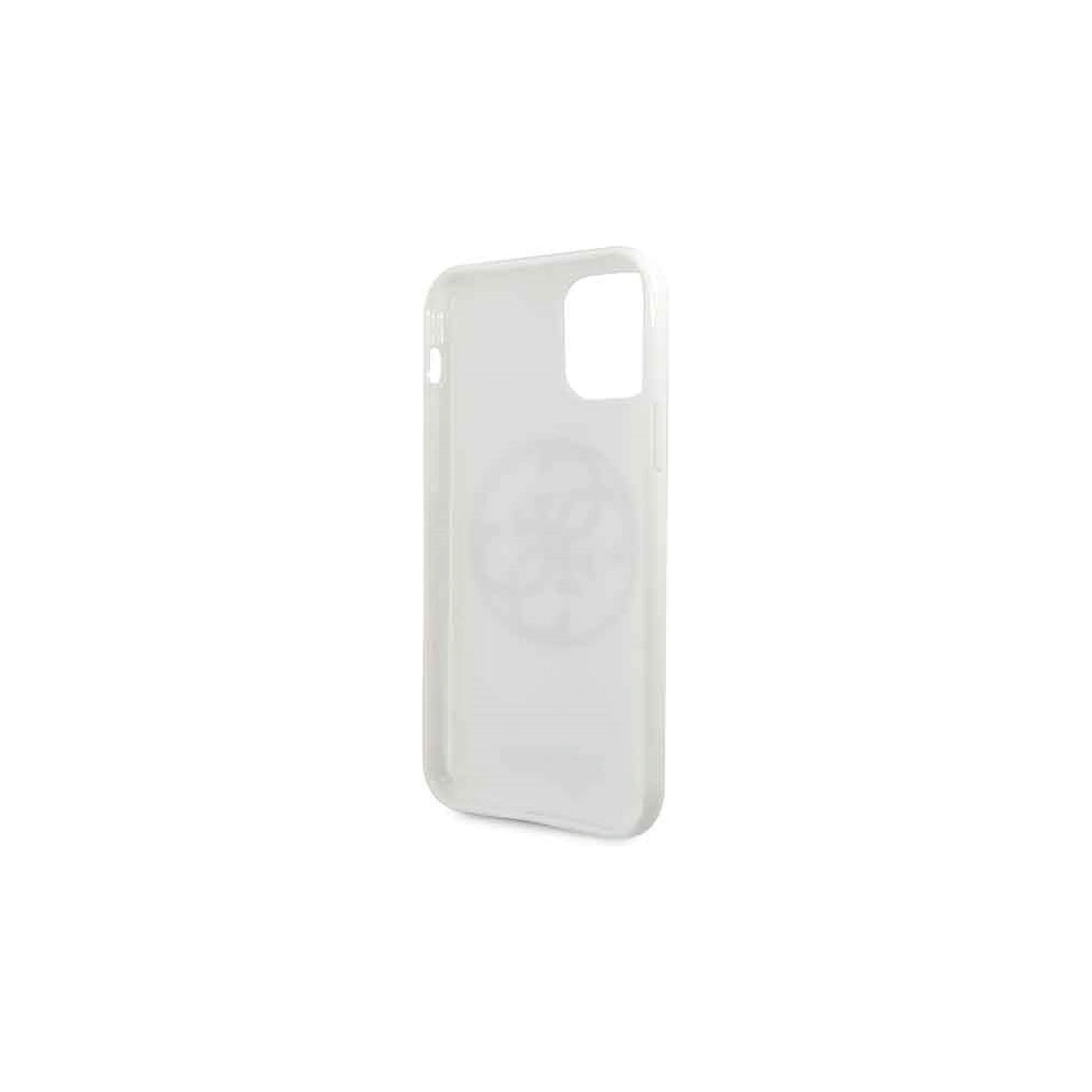 Hurtownia GSM - Etui Guess GUHCN58TPUWHGLG Apple iPhone 11 Pro biały/white hard case Glitter 4G Circle Logo - GUE190WHT - {ean13} - Hurt