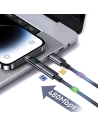 Hurtownia GSM - Adaptér s displejem USAMS AU18 USB-C / Lightning Digitální displej 30W ocel/hliník - USA1086 - {ean13} - Hurt