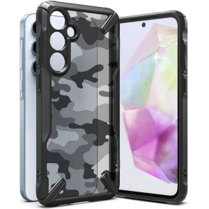 Hurtownia GSM - Etui Ringke Fusion-X Samsung Galaxy A35 5G Camo Negru - RGK1955 - {ean13} - Hurt