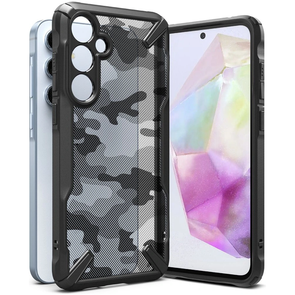 Hurtownia GSM - Etui Ringke Fusion-X Samsung Galaxy A35 5G Camo Fekete - RGK1955 - {ean13} - Hurt