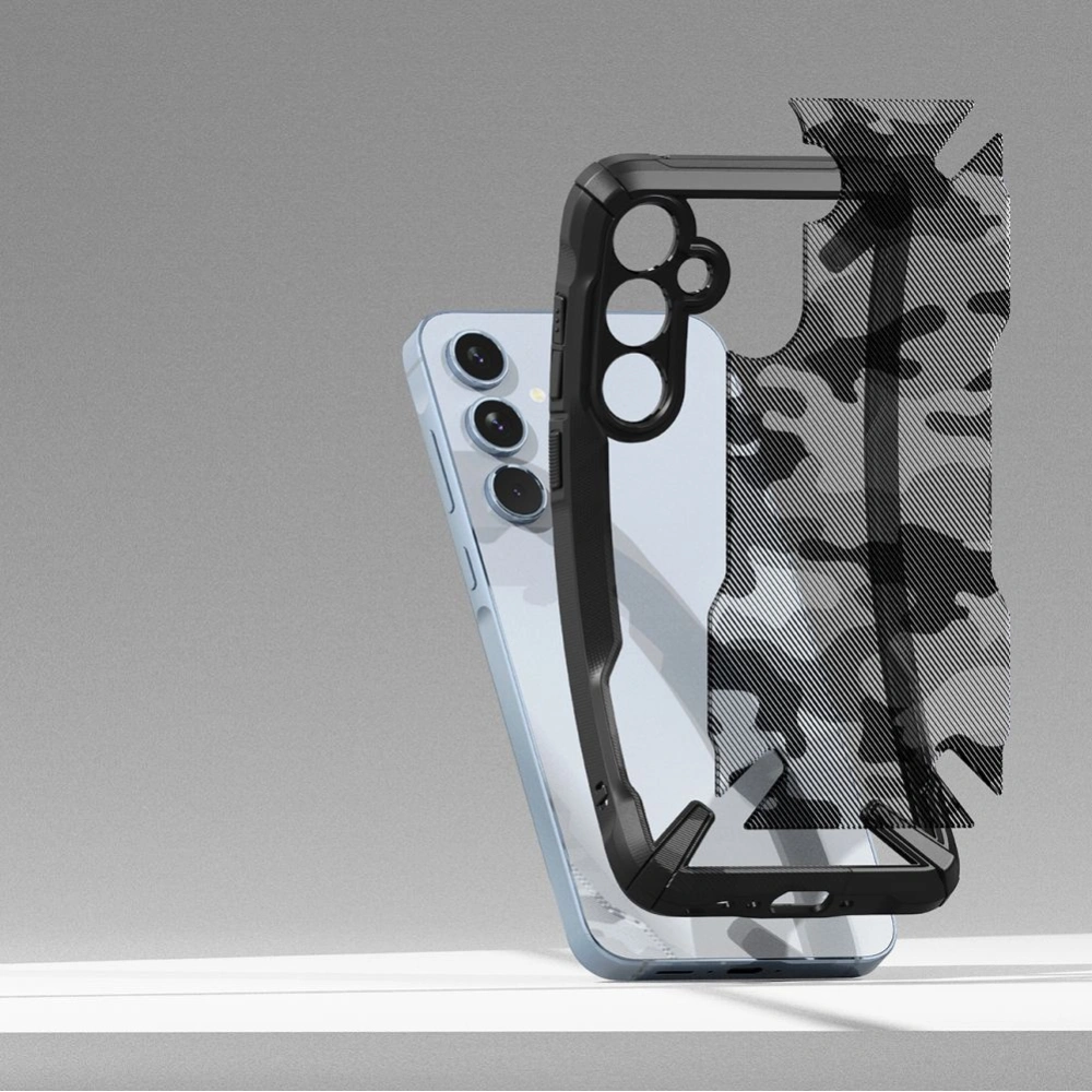 Hurtownia GSM - Etui Ringke Fusion-X Samsung Galaxy A35 5G Camo Fekete - RGK1955 - {ean13} - Hurt