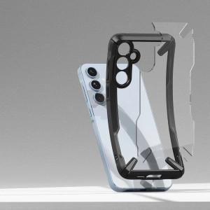 Hurtownia GSM - Etui Ringke Fusion-X Samsung Galaxy A55 5G Negru - RGK1958 - {ean13} - Hurt