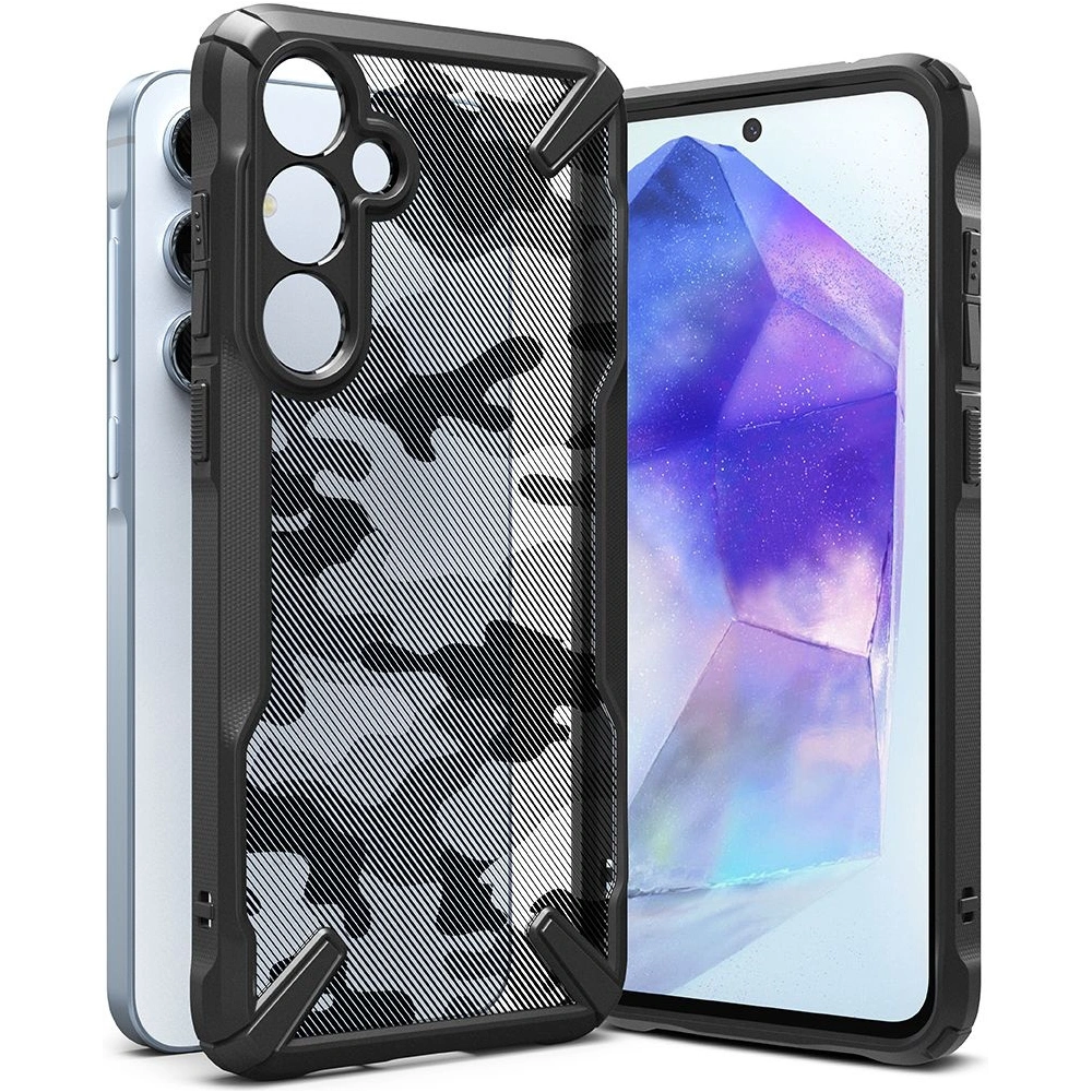 Hurtownia GSM - Case Ringke Fusion-X Samsung Galaxy A55 5G Camo Schwarz - RGK1959 - {ean13} - Hurt