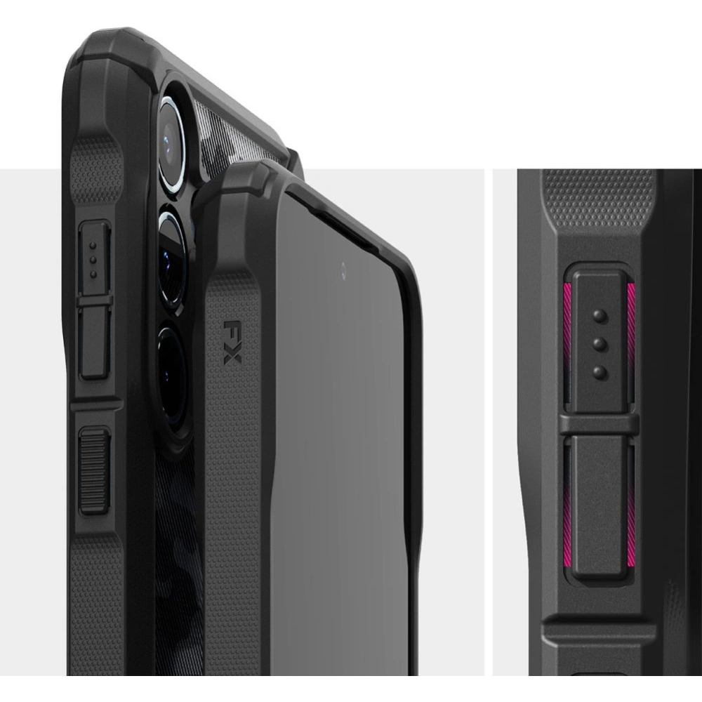 Hurtownia GSM - Case Ringke Fusion-X Samsung Galaxy A55 5G Camo Schwarz - RGK1959 - {ean13} - Hurt
