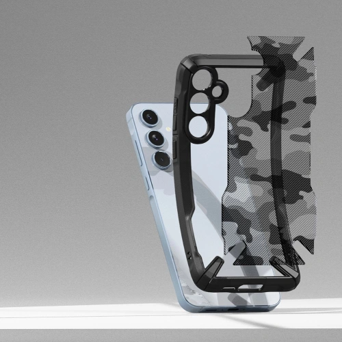 Etui Ringke Fusion-X Samsung Galaxy A55 5G Camo Black