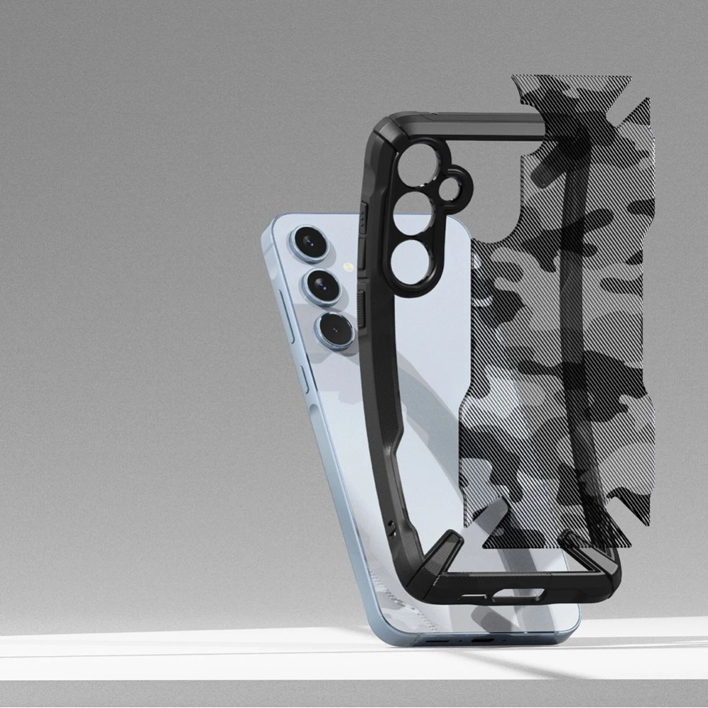 Hurtownia GSM - Case Ringke Fusion-X Samsung Galaxy A55 5G Camo Schwarz - RGK1959 - {ean13} - Hurt