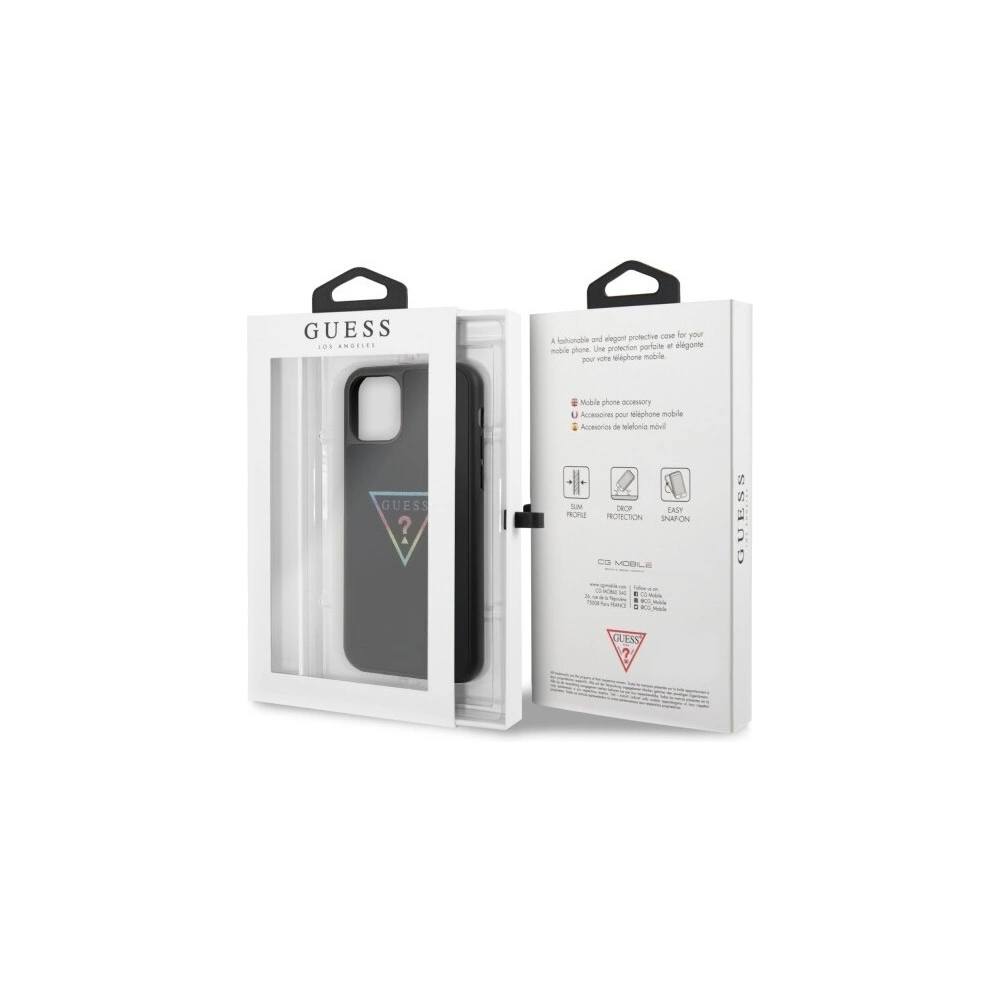 Hurtownia GSM - Etui Guess GUHCN58TRMLBK Apple iPhone 11 Pro czarny/black hard case Triangle Glitter - GUE191BLK - {ean13} - Hurt