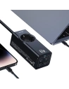 Hurtownia GSM - Listwa zasilająca USAMS AC / AC 2200W, USB-A 5W, 3xUSB-C 67W GaN PD QC FCP ADC PPS czarny/black - USA1087 - {ean13} - Hurt