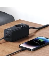 Hurtownia GSM - Listwa zasilająca USAMS AC / AC 2200W, USB-A 5W, 3xUSB-C 67W GaN PD QC FCP ADC PPS czarny/black - USA1087 - {ean13} - Hurt