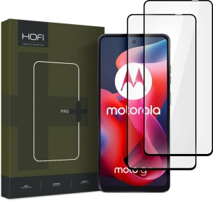 Hurtownia GSM - Tvrzené sklo Hofi Glass Pro+ Motorola Moto G04 / G24 Černé [2 PACK] - HOFI479 - {ean13} - Hurt