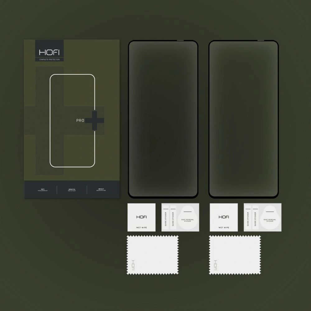 Hurtownia GSM - Tvrzené sklo Hofi Glass Pro+ Motorola Moto G04 / G24 Černé [2 PACK] - HOFI479 - {ean13} - Hurt