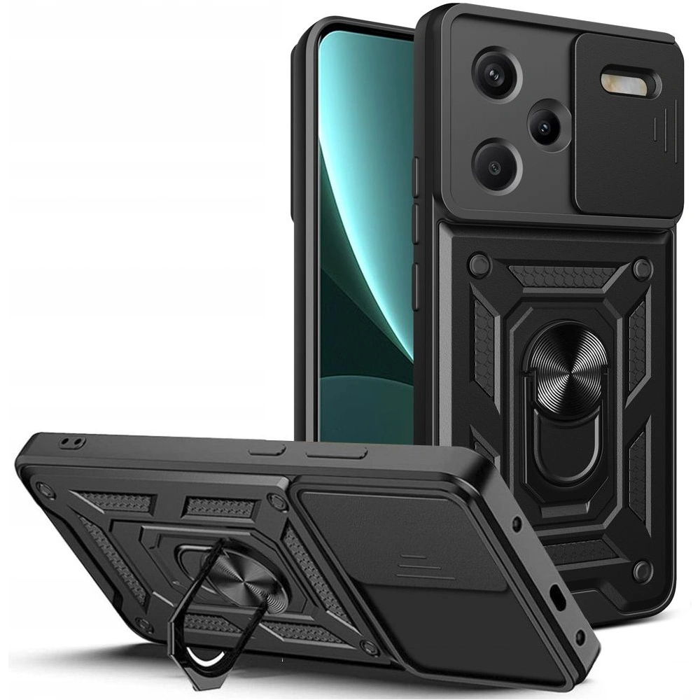 Hurtownia GSM - Case Tech-Protect CamShield Pro Xiaomi Redmi Note 13 Pro+ Plus 5G Schwarz - THP2695 - {ean13} - Hurt