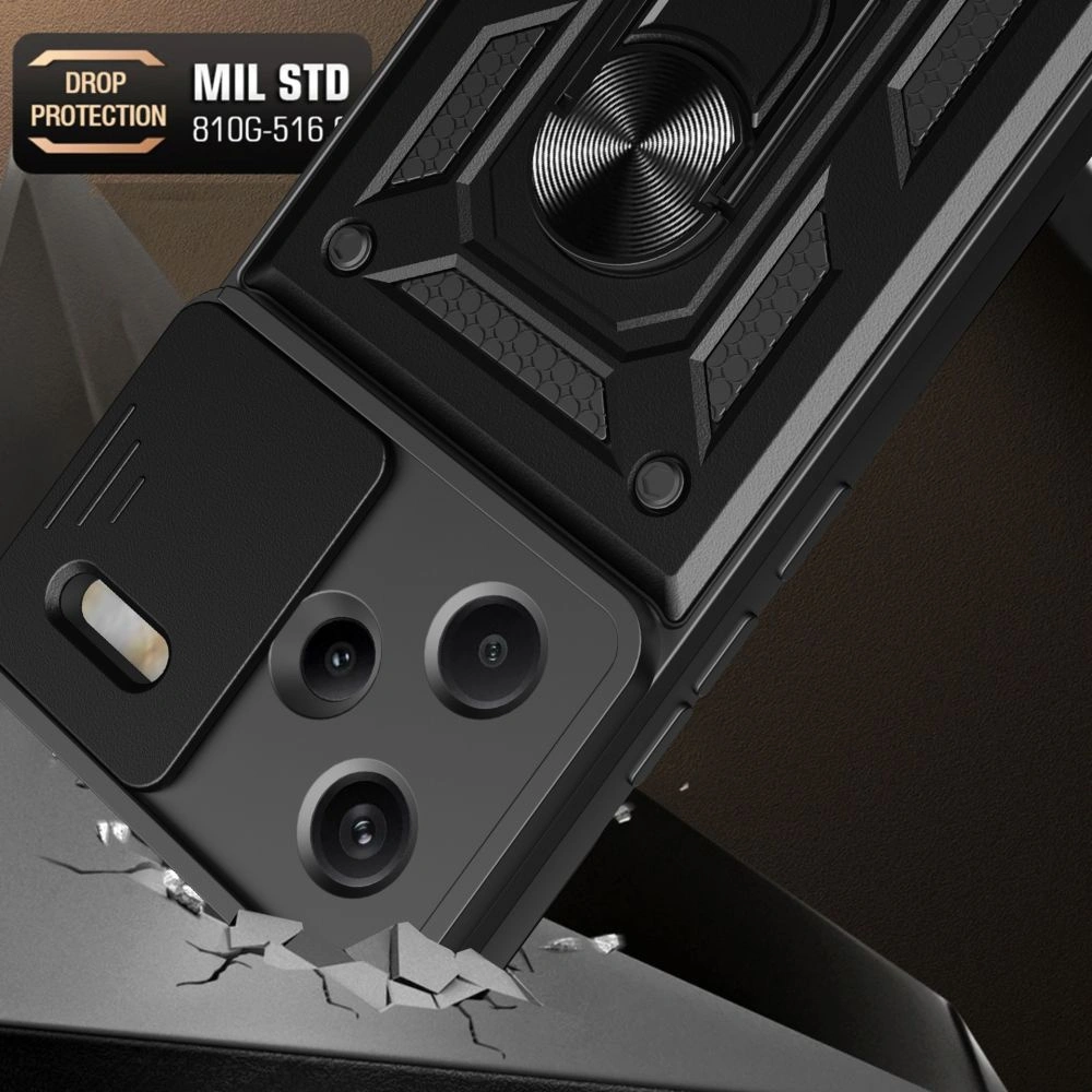 Hurtownia GSM - Case Tech-Protect CamShield Pro Xiaomi Redmi Note 13 Pro+ Plus 5G Schwarz - THP2695 - {ean13} - Hurt