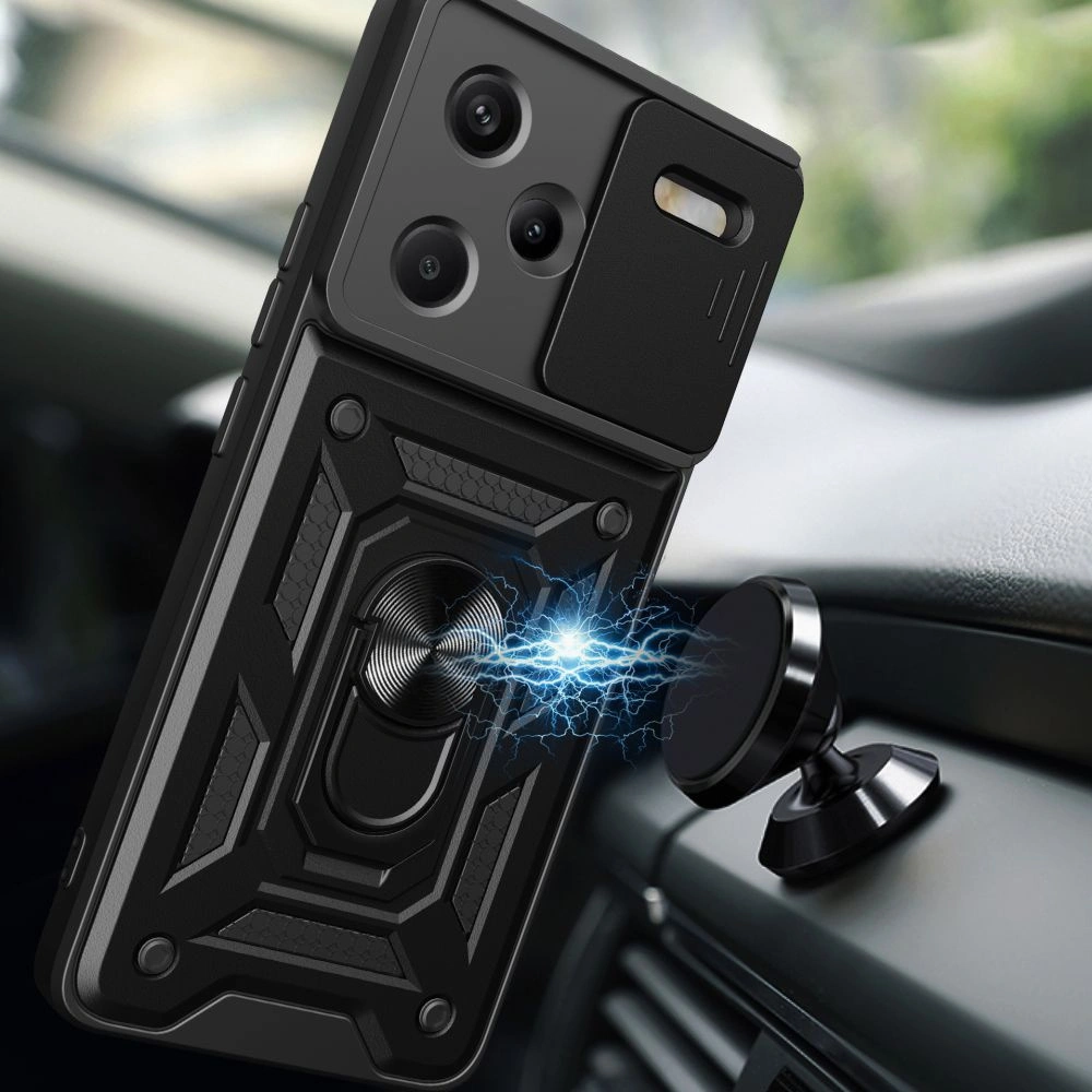 Hurtownia GSM - Case Tech-Protect CamShield Pro Xiaomi Redmi Note 13 Pro+ Plus 5G Schwarz - THP2695 - {ean13} - Hurt