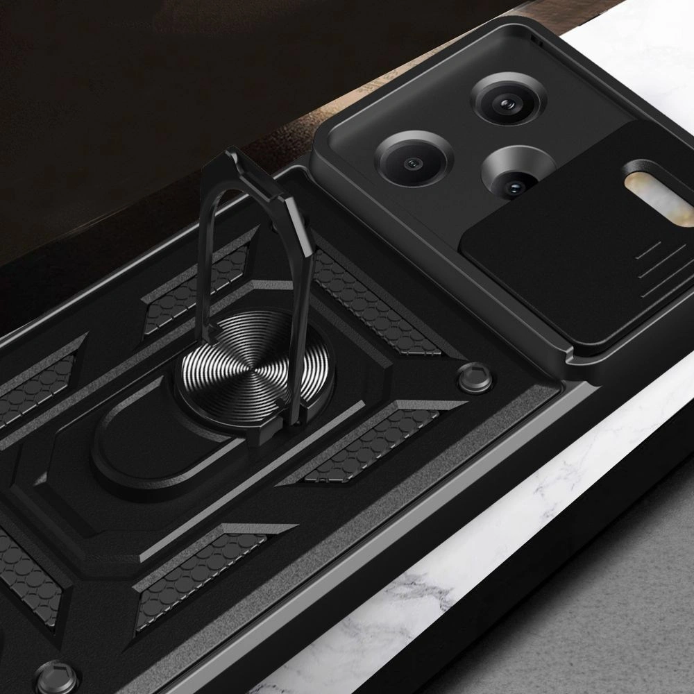 Hurtownia GSM - Case Tech-Protect CamShield Pro Xiaomi Redmi Note 13 Pro+ Plus 5G Schwarz - THP2695 - {ean13} - Hurt