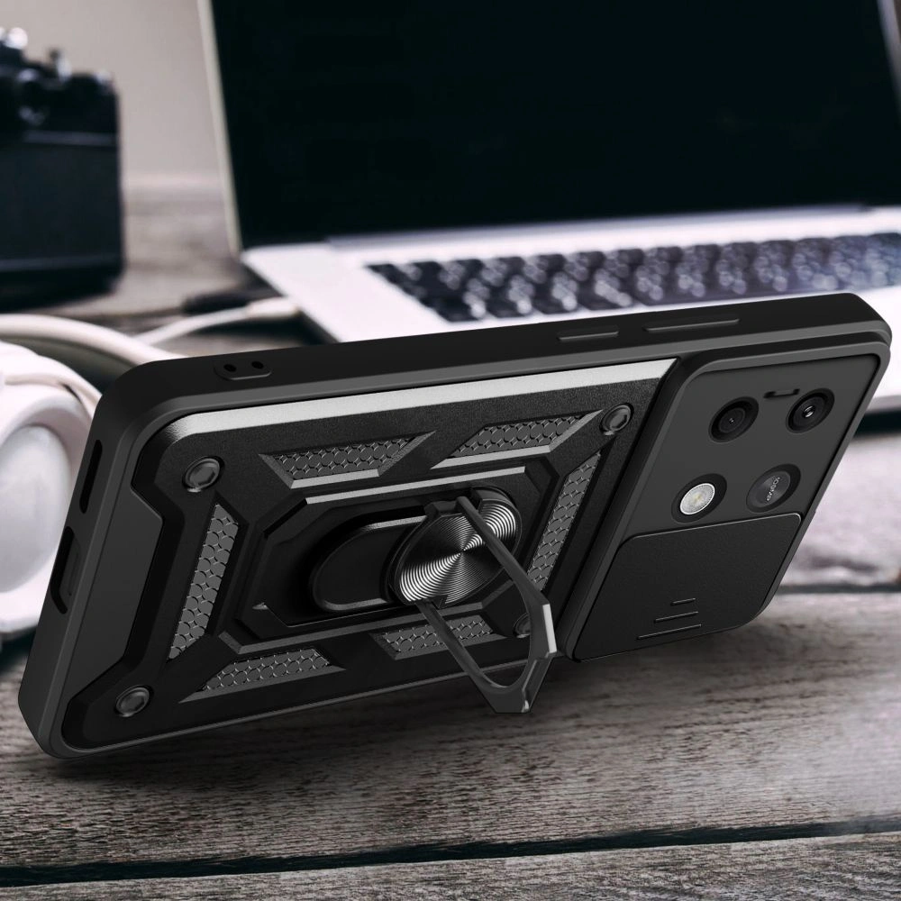 Hurtownia GSM - Etui Tech-Protect CamShield Pro Xiaomi Redmi Note 13 5G Černé - THP2696 - {ean13} - Hurt