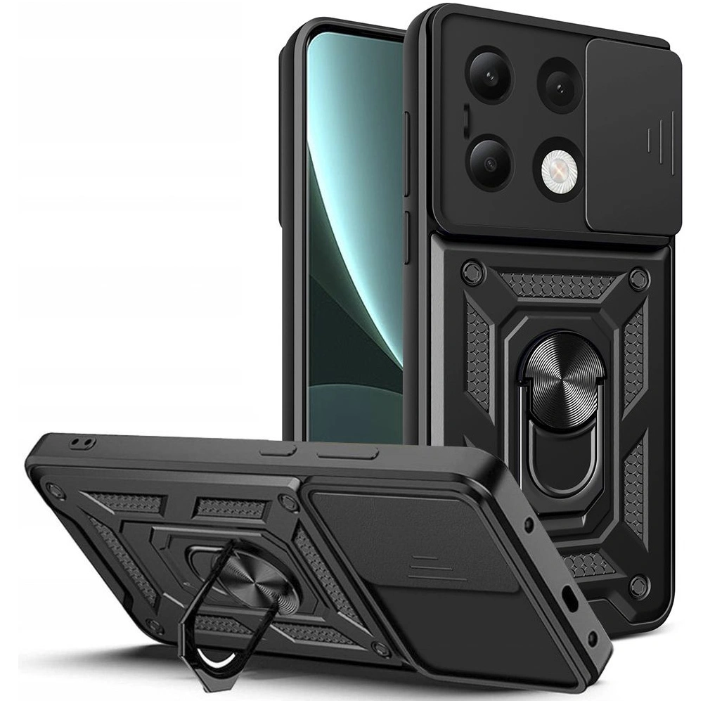 Hurtownia GSM - Etui Tech-Protect CamShield Pro Xiaomi Redmi Note 13 4G Black - THP2697 - {ean13} - Hurt