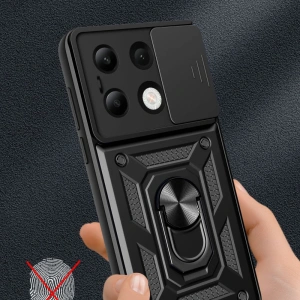 Hurtownia GSM - Etui Tech-Protect CamShield Pro Xiaomi Redmi Note 13 4G Fekete - THP2697 - {ean13} - Hurt