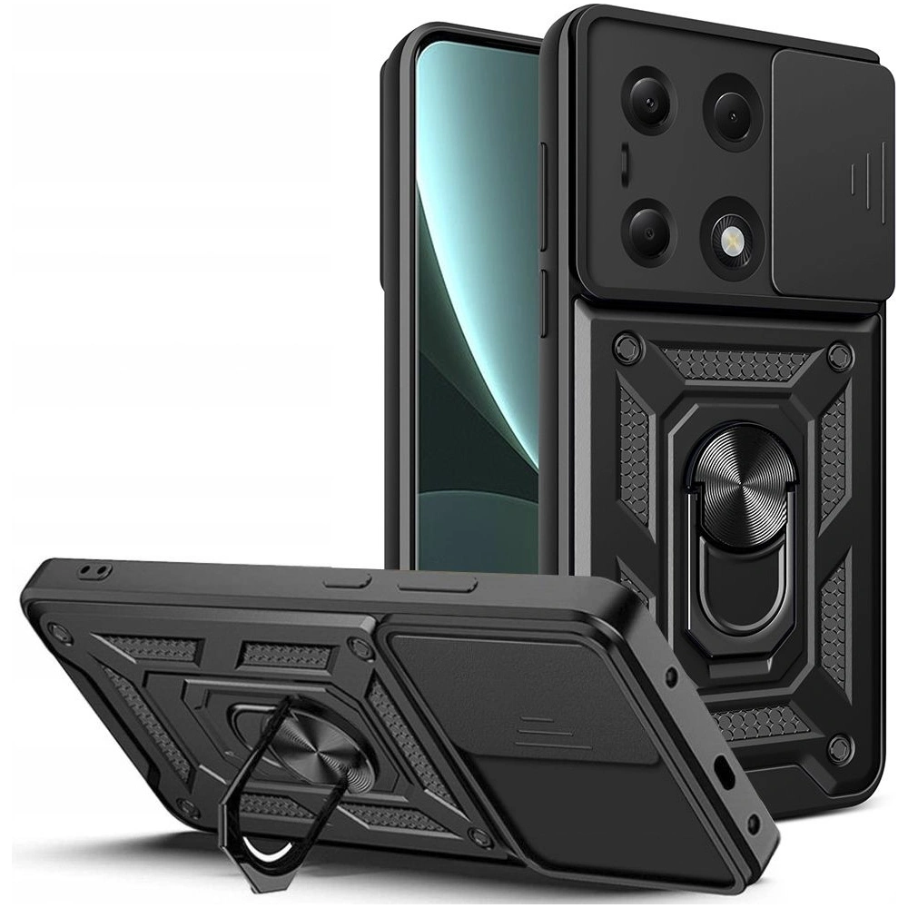 Hurtownia GSM - Etui Tech-Protect CamShield Pro Xiaomi Redmi Note 13 Pro 4G / Poco M6 Pro 4G černá - THP2698 - {ean13} - Hurt