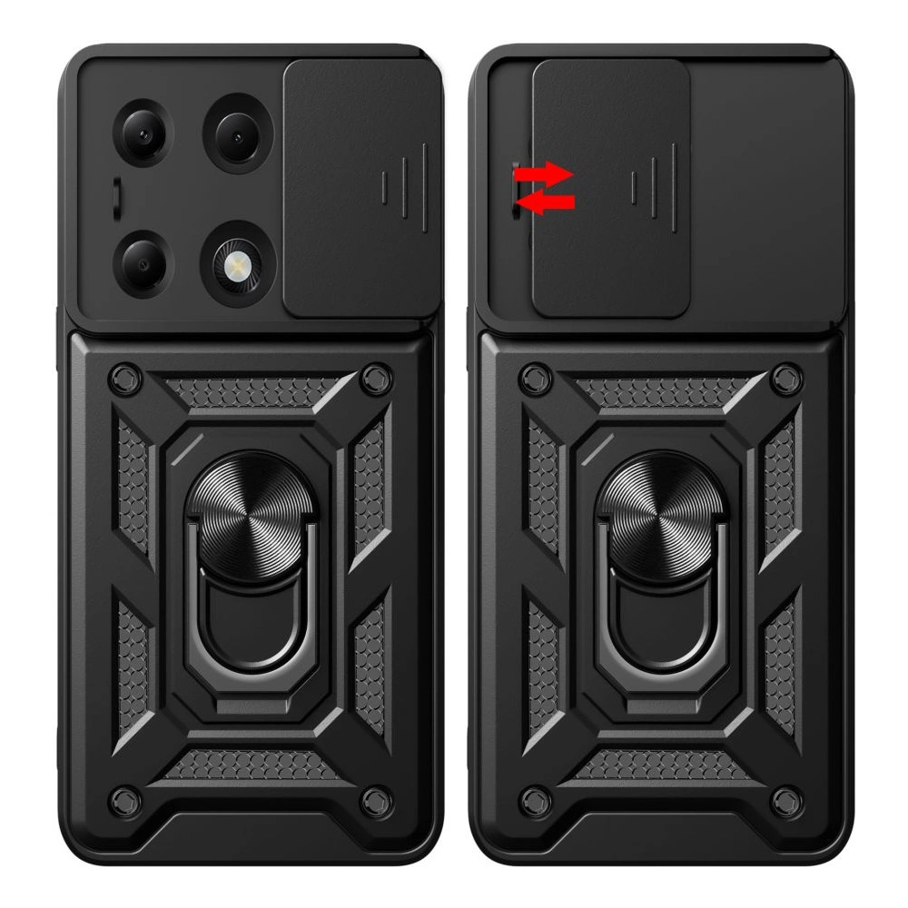 Hurtownia GSM - Etui Tech-Protect CamShield Pro Xiaomi Redmi Note 13 Pro 4G / Poco M6 Pro 4G černá - THP2698 - {ean13} - Hurt