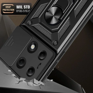 Hurtownia GSM - Etui Tech-Protect CamShield Pro Xiaomi Redmi Note 13 Pro 4G / Poco M6 Pro 4G černá - THP2698 - {ean13} - Hurt