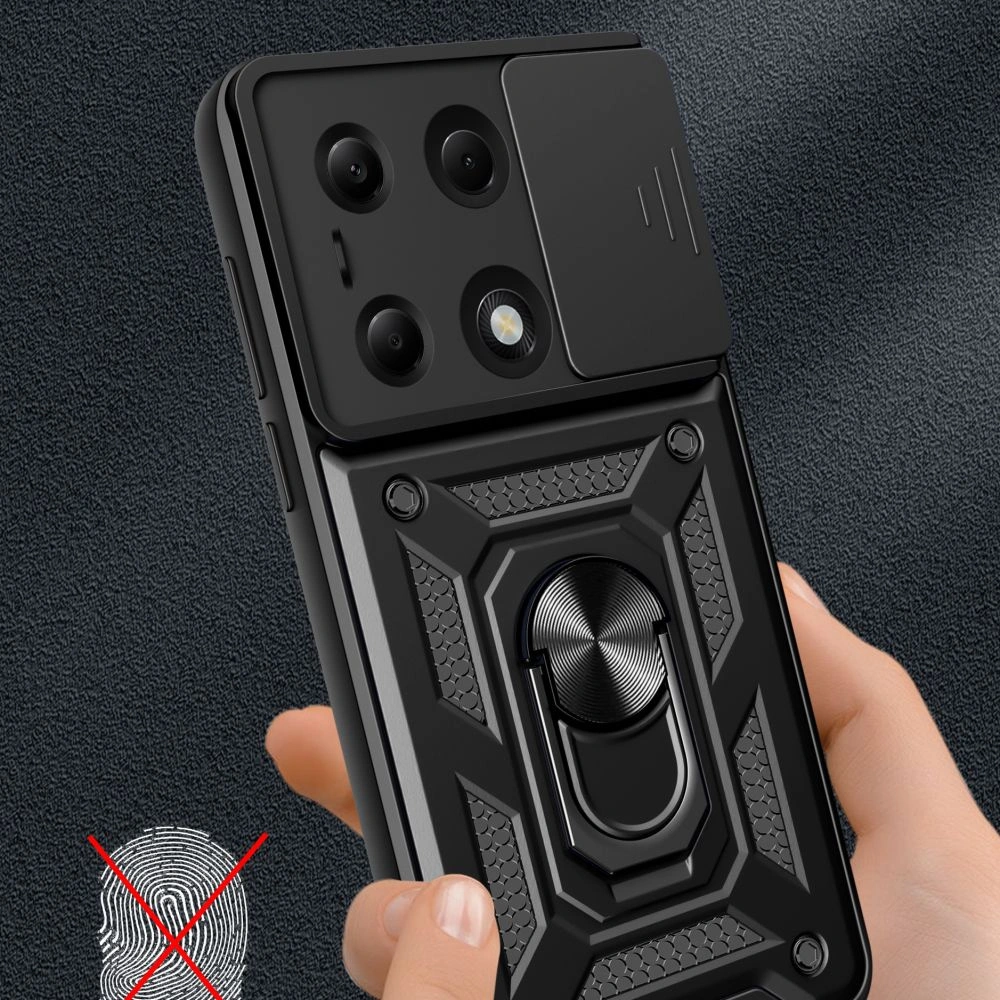 Hurtownia GSM - Etui Tech-Protect CamShield Pro Xiaomi Redmi Note 13 Pro 4G / Poco M6 Pro 4G černá - THP2698 - {ean13} - Hurt