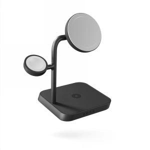 Hurtownia GSM - ZENS Alumínium töltőállomás 4w1 MagSafe 15W, Apple Watch 5W, QI 5W - ZENS15 - {ean13} - Hurt