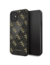 Etui Guess GUHCN614GGPBK Apple iPhone 11 czarny/black hard case 4G Double Layer Glitter