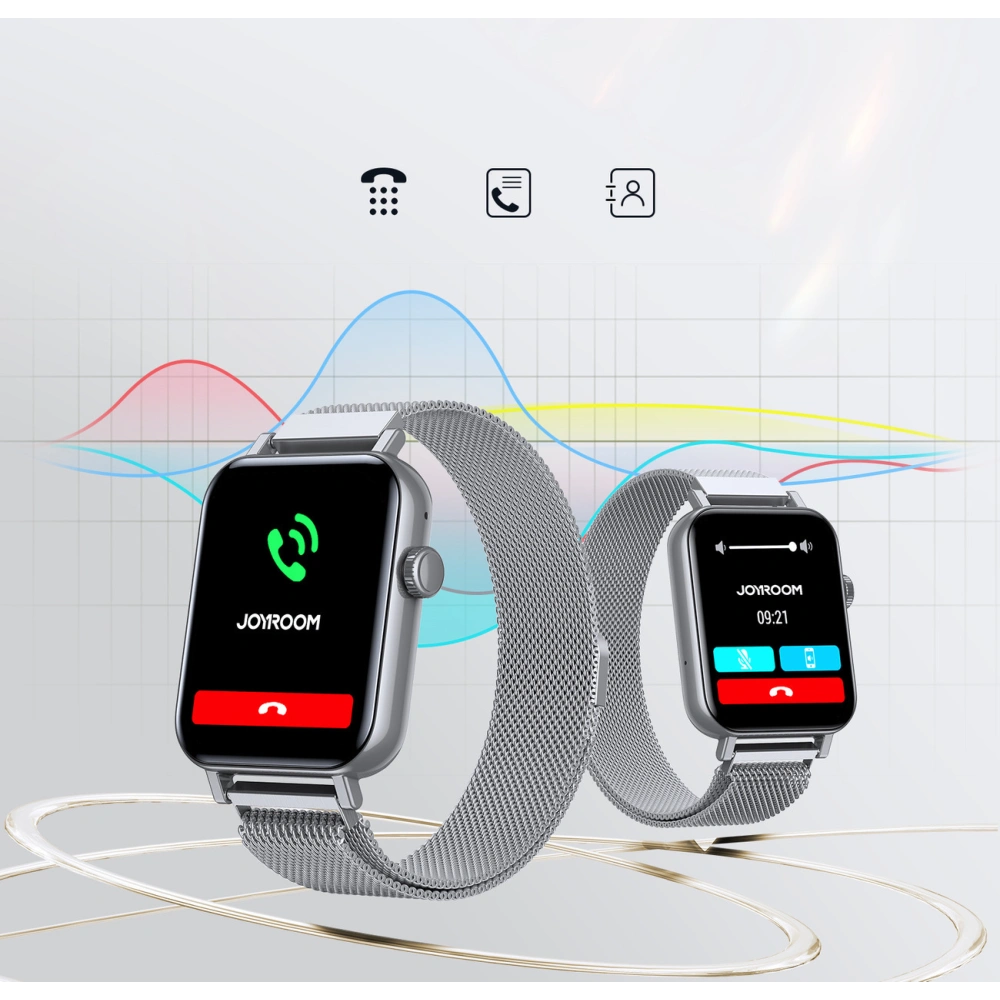 Hurtownia GSM - Smartwatch Joyroom JR-FT5 IP68 Bluetooth 5.3 stříbrný - JYR981 - {ean13} - Hurt