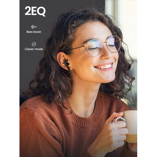 Słuchawki bezprzewodowe dokanałowe TWS Joyroom Funpods Series JR-FB3 Bluetooth 5.3 czarne