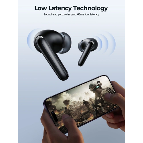 Słuchawki bezprzewodowe dokanałowe TWS Joyroom Funpods Series JR-FB3 Bluetooth 5.3 czarne