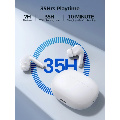 Słuchawki bezprzewodowe dokanałowe TWS Joyroom Funpods Series JR-FB3 Bluetooth 5.3 białe