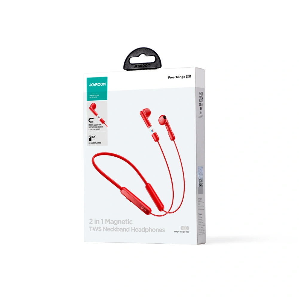Hurtownia GSM - Vezeték nélküli fülhallgató Joyroom JR-DS1 Bluetooth 5.3 piros - JYR984 - {ean13} - Hurt
