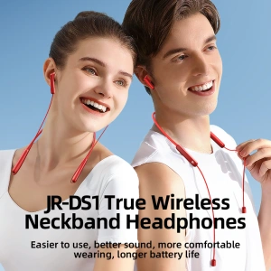 Hurtownia GSM - Bezdrátová sluchátka do uší Joyroom JR-DS1 Bluetooth 5.3 červená - JYR984 - {ean13} - Hurt